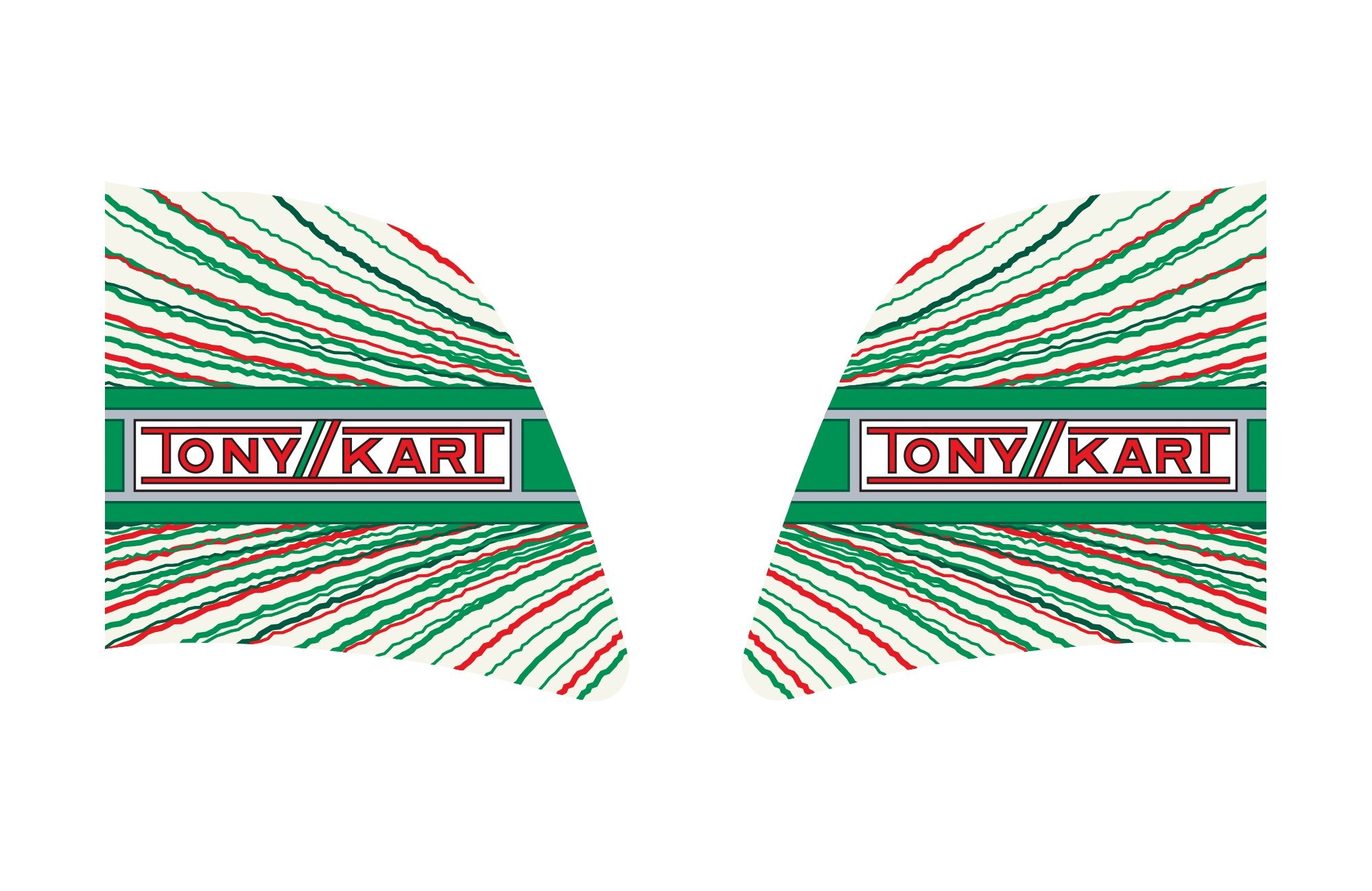 Paar Tank-Aufkleber 3L Tony Kart 2022
