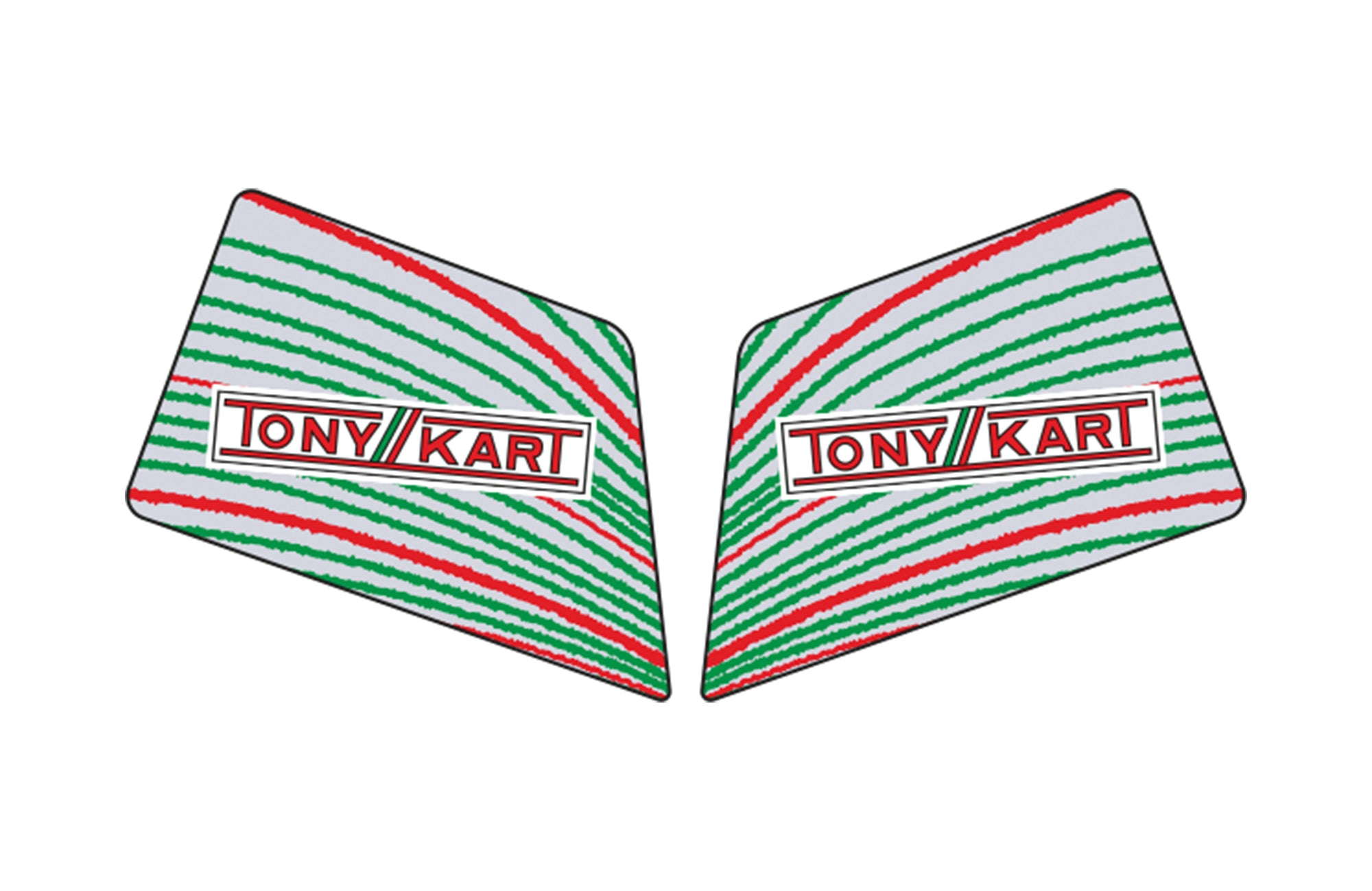Paar Tank-Aufkleber 3L Tony Kart 2025