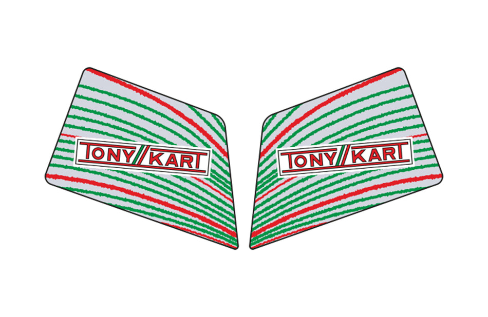 Paar Tank-Aufkleber 3L Tony Kart 2025