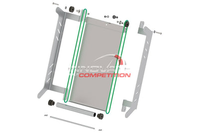 Luftschlitzkit für Kühler 480x196 mm