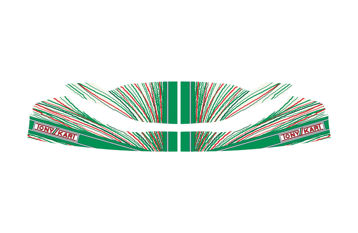 Aufkleber Frontspoiler M10 Tony Kart 2022