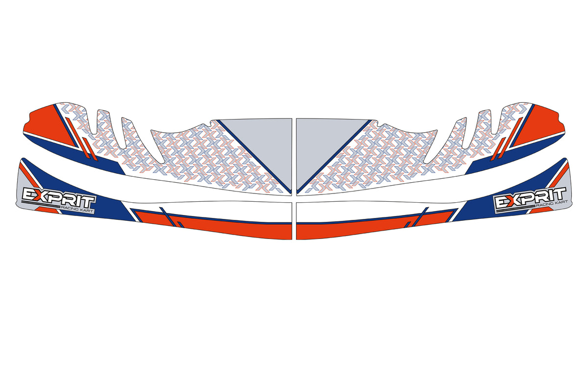 Aufkleber Frontspoiler M11 Exprit 2025 OK-KZ
