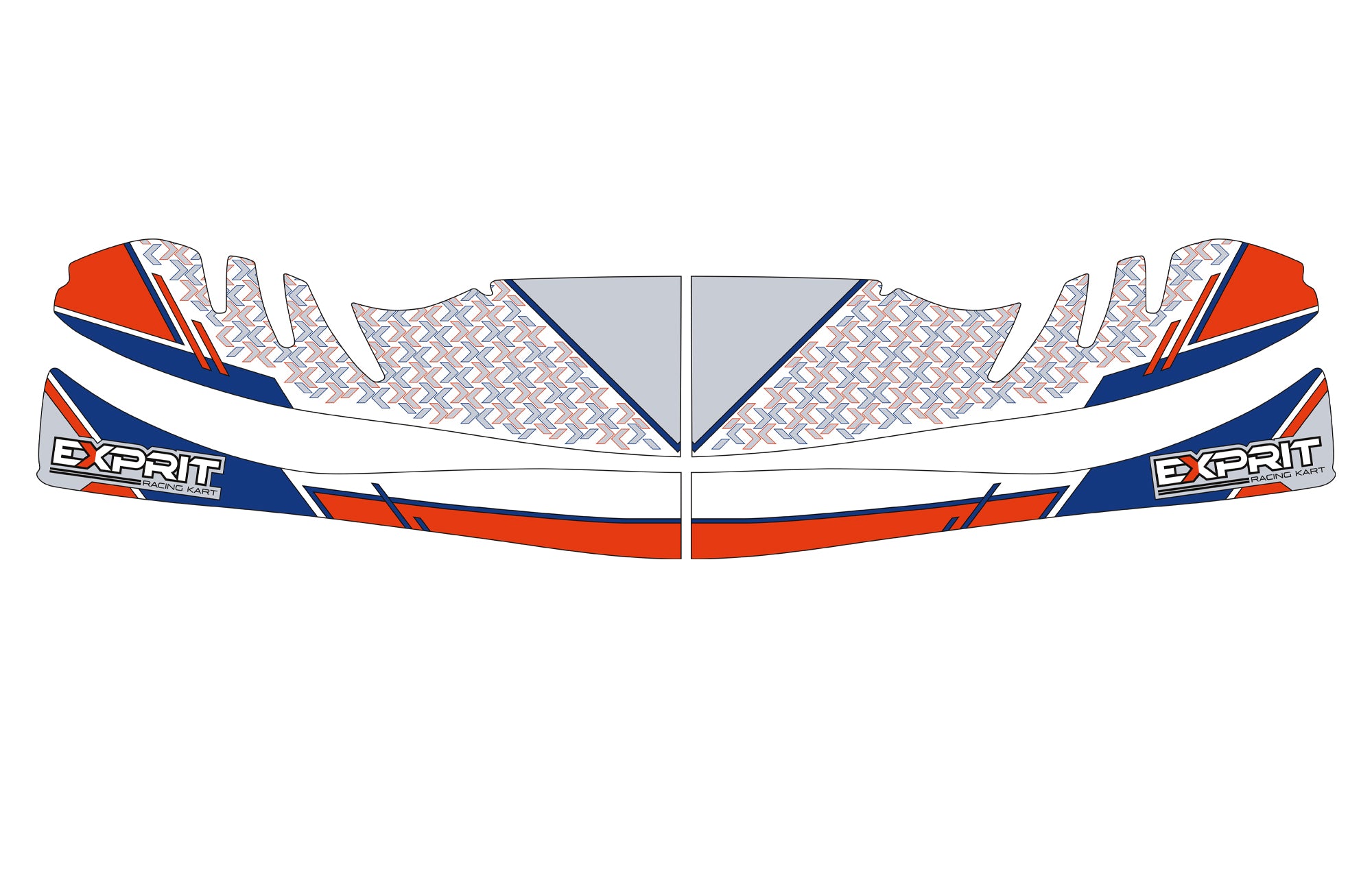 Aufkleber Frontspoiler M11 Exprit 2025 OK-KZ