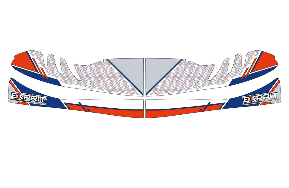 Aufkleber Frontspoiler M11 Exprit 2025 OK-KZ