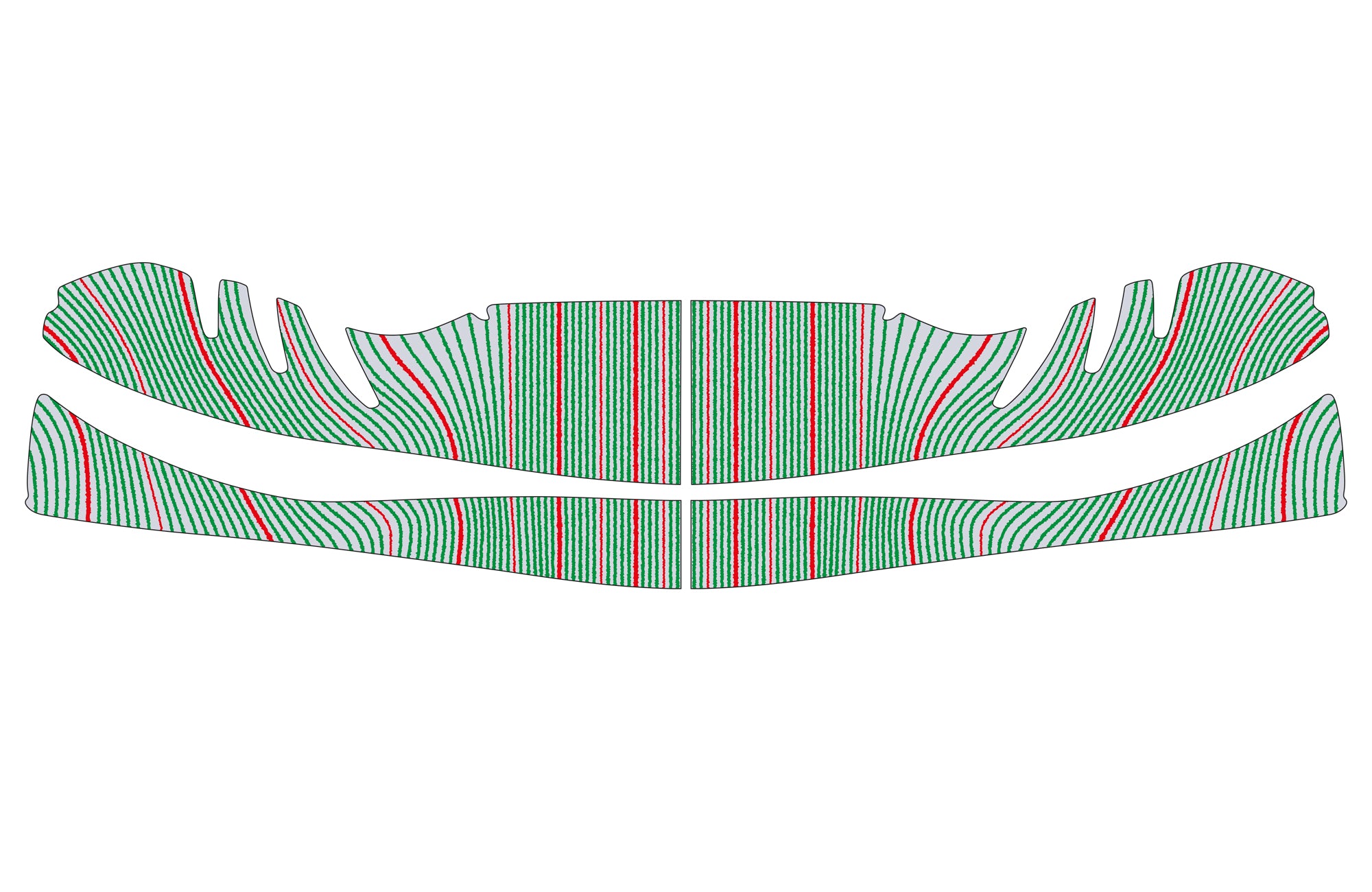 Aufkleber Frontspoiler M11 Tony Kart 2025 OK-KZ