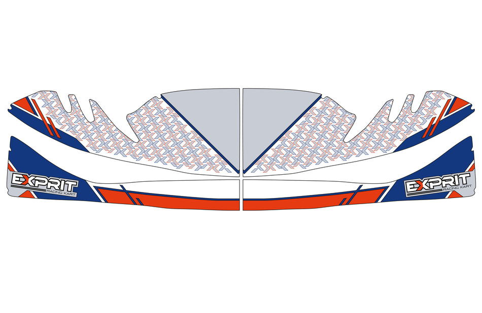 Aufkleber Frontspoiler M9 Exprit 2025 Mini
