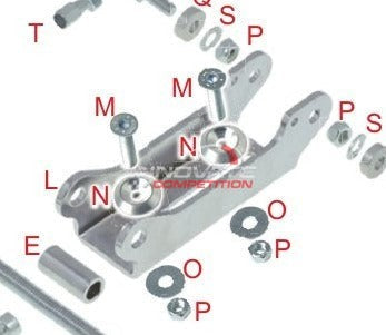 Flache Unterlegscheibe D.6x18x1 mm
