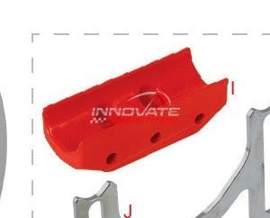 Schwarzer Nylon-Schutz für Bremsscheibe D.206x16 mm