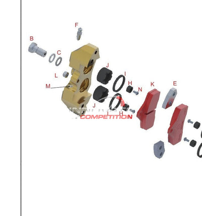 Distanzring Bremssattel UK-FR 6 mm